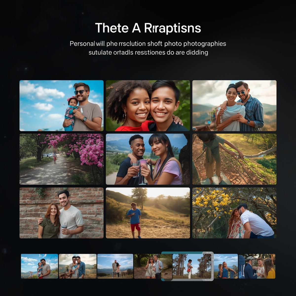Media upload and album organization interface on Threxxonthakis